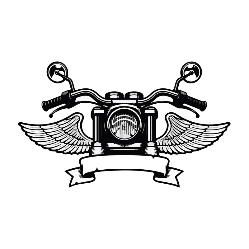 استیکر لپ تاپ طرح موتور کد 746