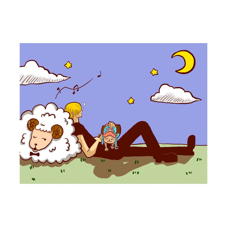استیکر لپ تاپ و موبایل مدل انیمه طرح وان پیس وینسموک سانجی one piece Vinsmoke Sanji کد 2238