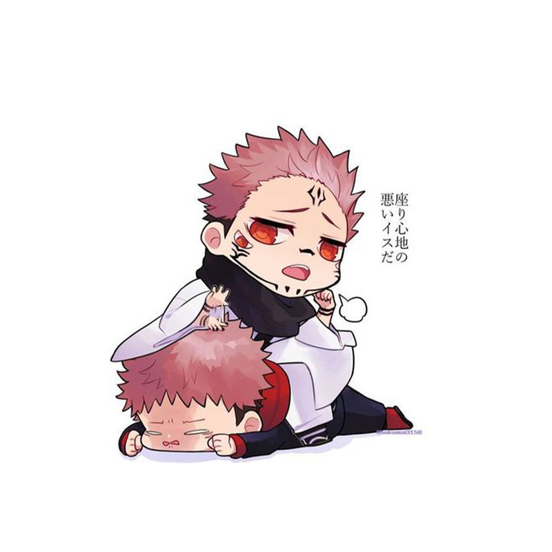 استیکر لپ تاپ و موبایل مدل انیمه طرح جوجوتسو کایسن ریومن سوکونا jujutsu kaisen ryomen sukuna کد 627