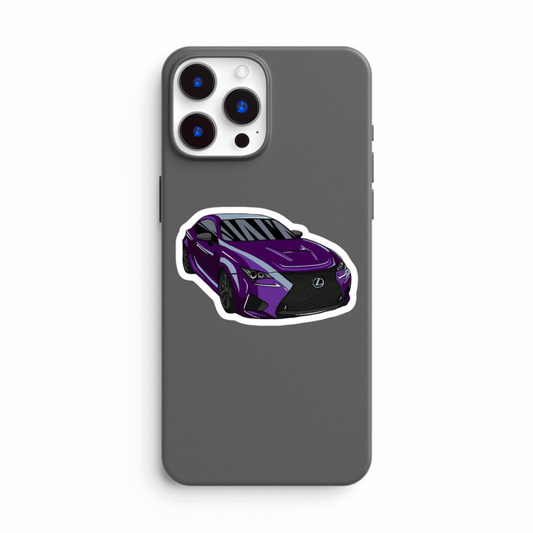 استیکر لپ تاپ بووم طرح ماشین مدل Purple Lexus کد JC07