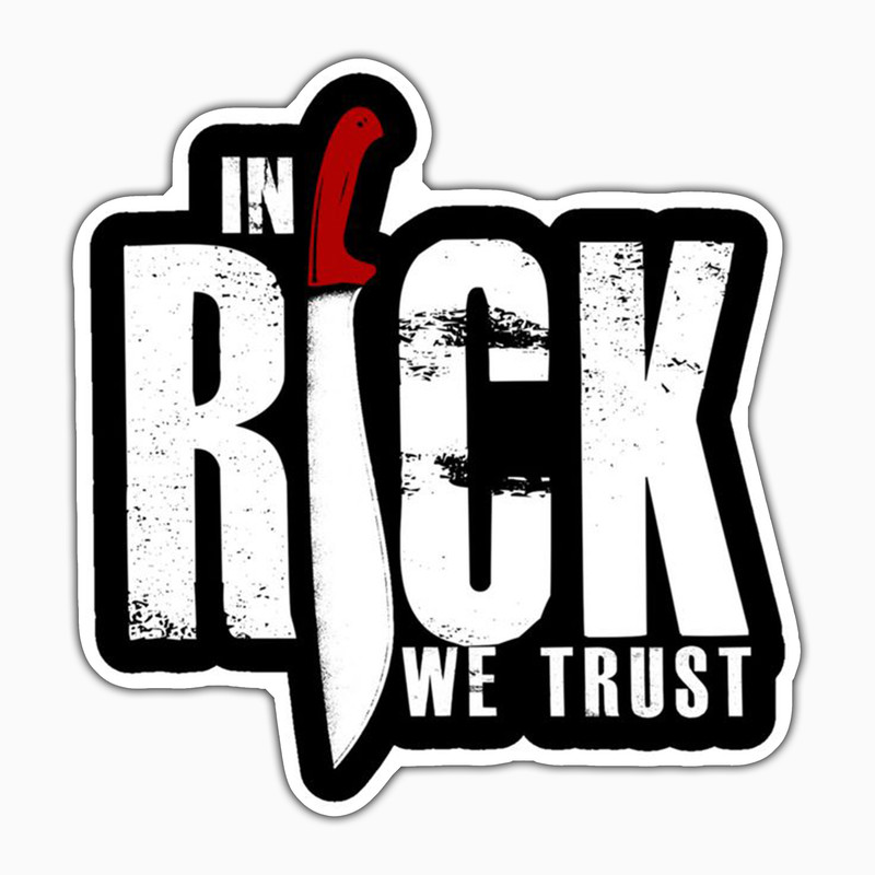 استیکر لپ تاپ و موبایل بووم طرح سریال Walkind Dead مدل Trust Rick کد FR79
