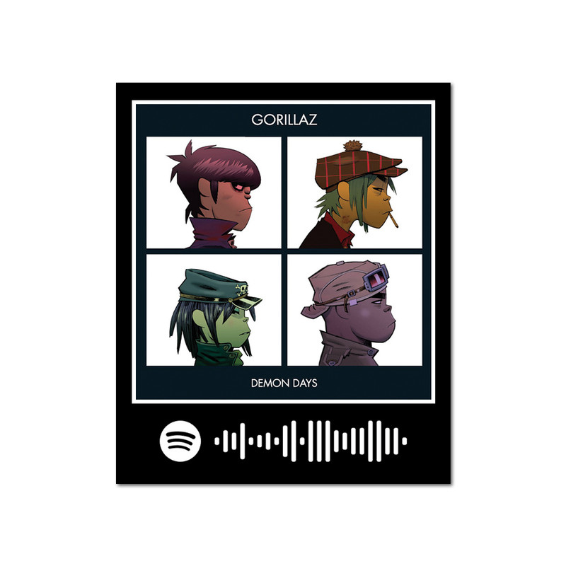 استیکر لپ تاپ مدل موسیقی طرح Gorillaz کد 2039
