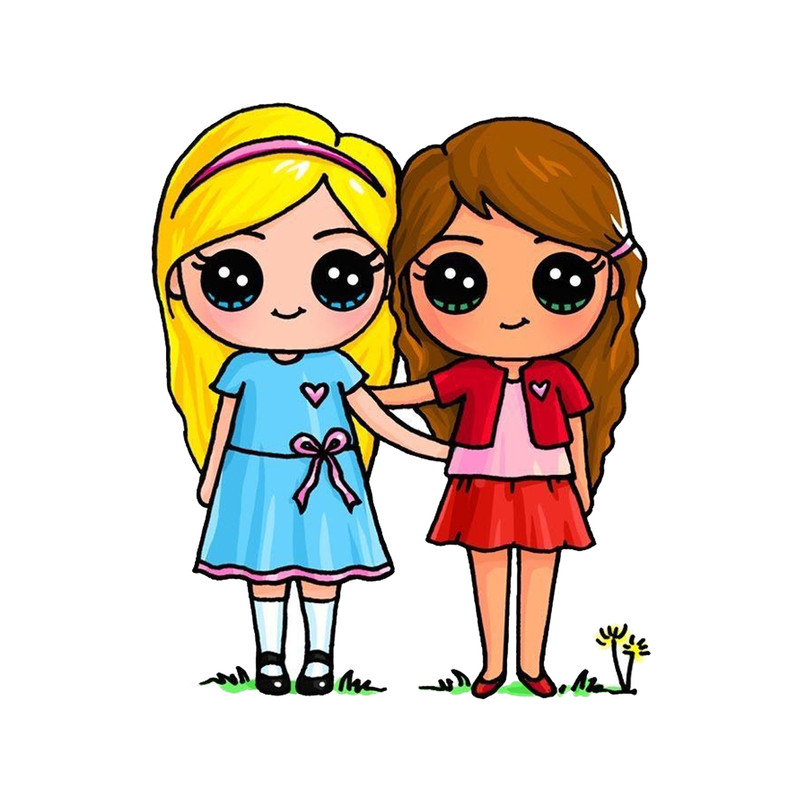 استیکر لپ تاپ طرح Girls کد STL1152