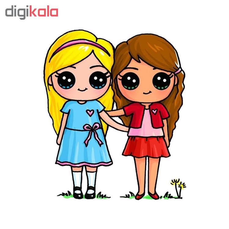 استیکر لپ تاپ طرح Girls کد STL1152