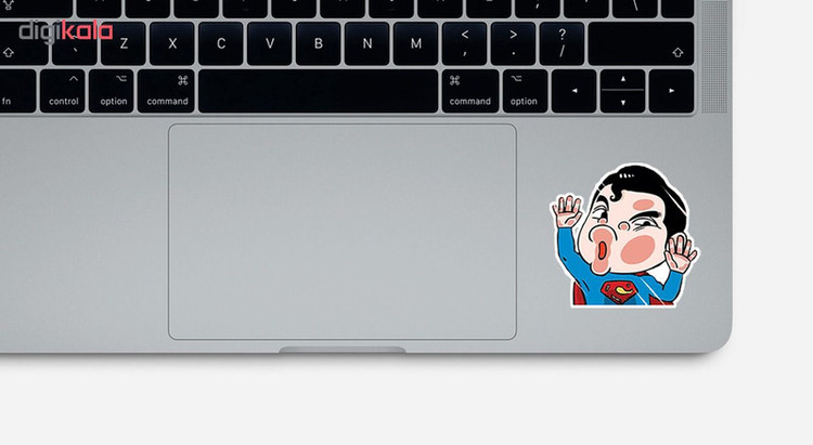 استیکر لپ تاپ طرح superman مدل marvel32