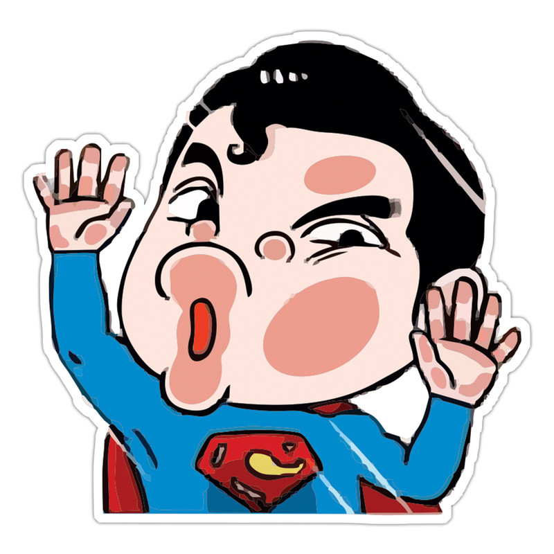استیکر لپ تاپ طرح superman مدل marvel32