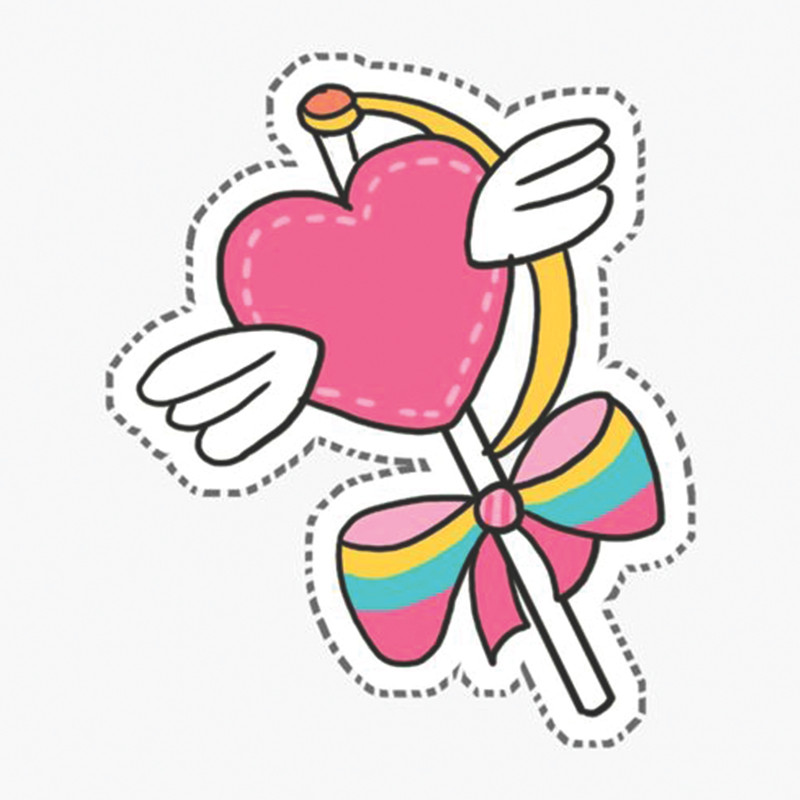 استیکر لپ تاپ طرح قلب کد 2321