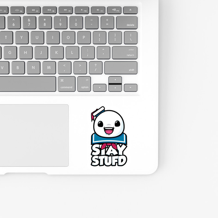 استیکر لپ تاپ و موبایل بووم طرح نوشته مدل Stay STUFD کد LA76