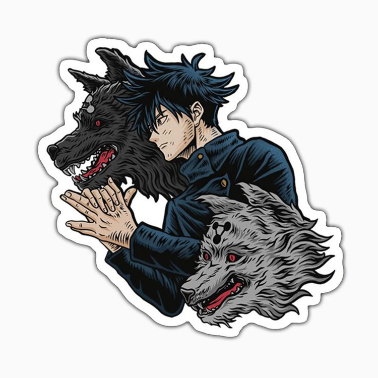 استیکر لپ تاپ و موبایل بووم طرح Anime Jujutsu Kaisen مدل Megumi کد PS86
