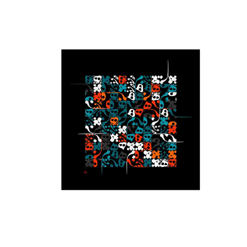 استیکر لپ تاپ طرح نستعلیق کد 36