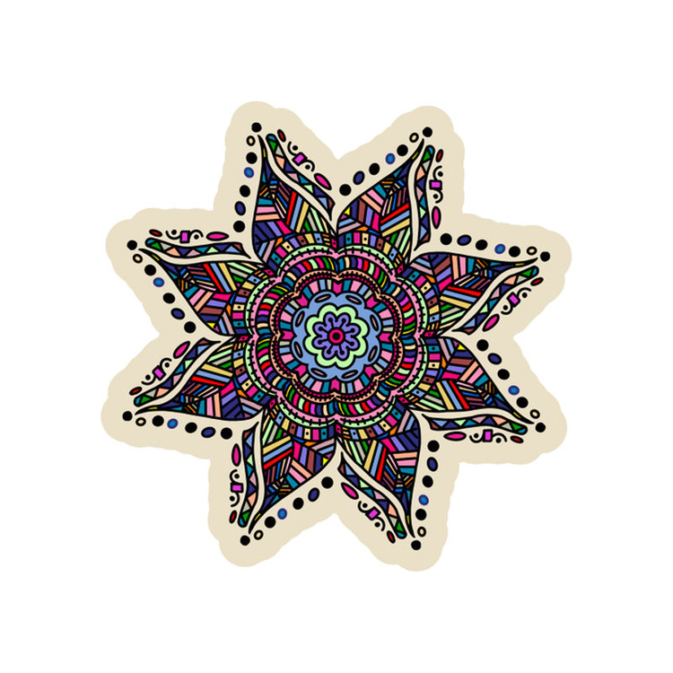 استیکر لپ تاپ طرح اسلیمی کد STL1221