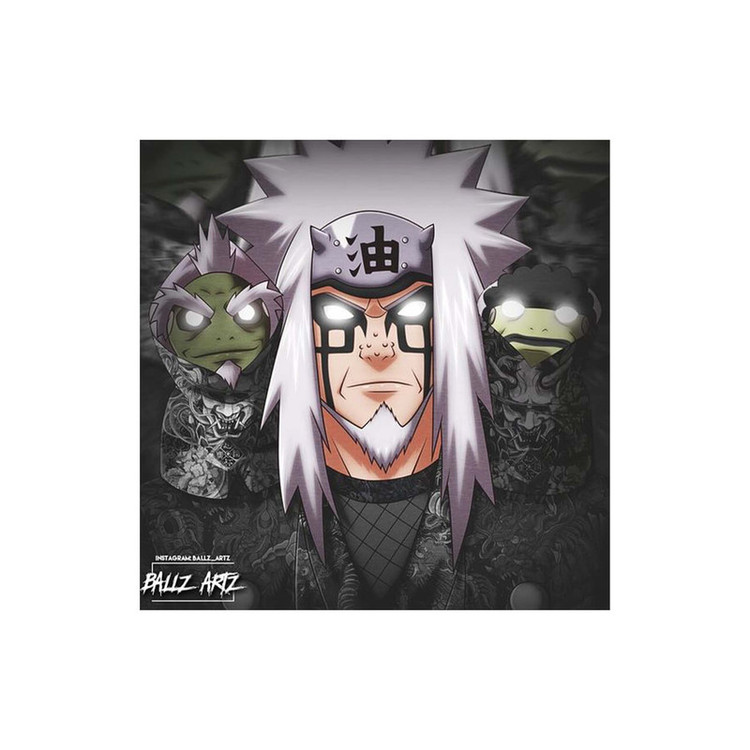 استیکر لپ تاپ و موبایل مدل انیمه طرح ناروتو استاد جیرایا Naruto jiraiya sensei کد 2816