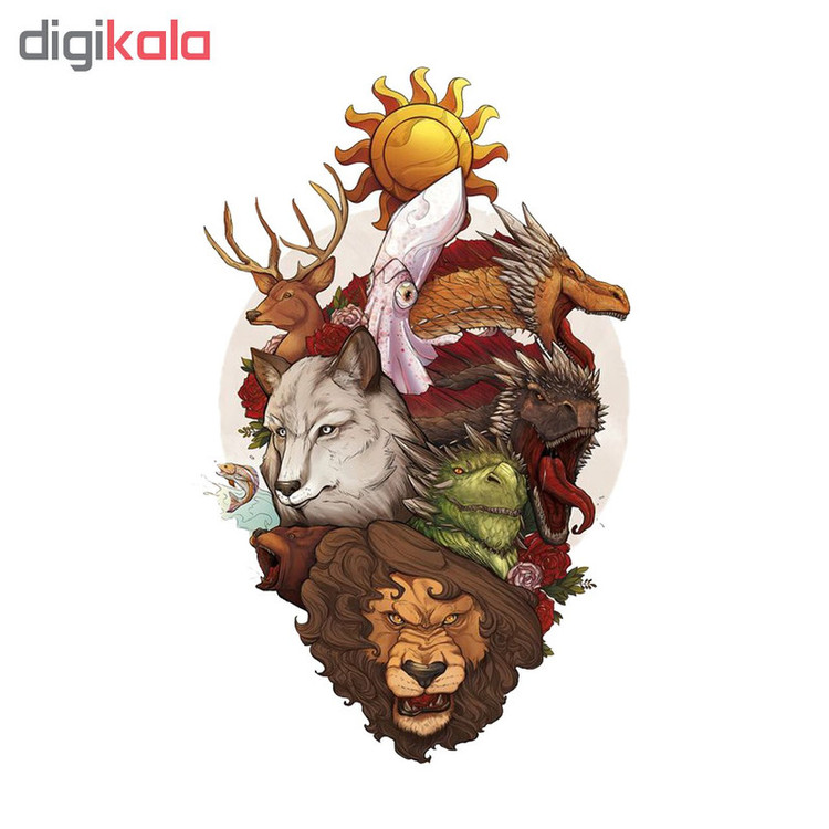 استیکر لپ تاپ طرح حیوانات کد 493
