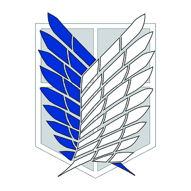استیکر لپ تاپ مدل Wings Of Freedom Attack On Titan کد ST354