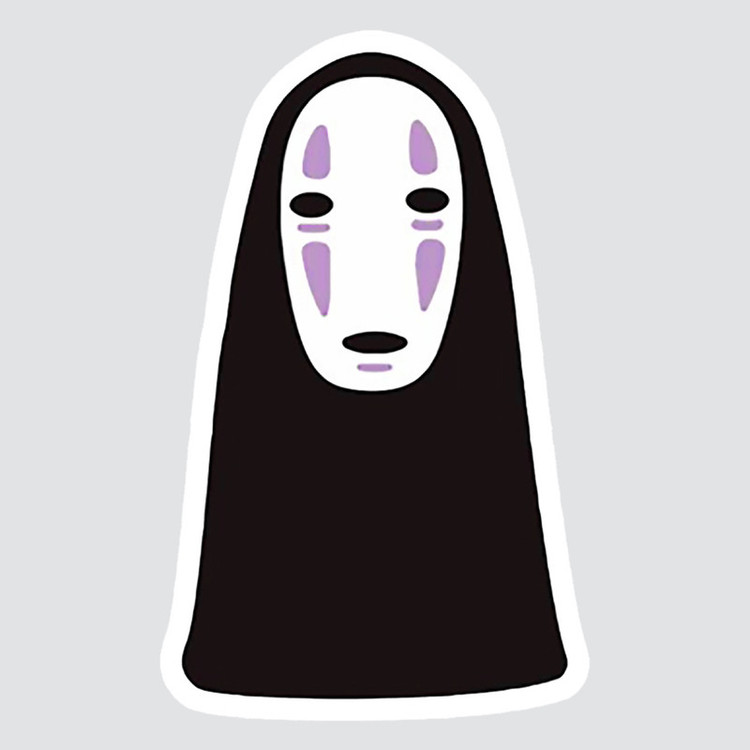 استیکر لپ تاپ پیکسل میکسل مدل انیمه شهر اشباح NO FACE