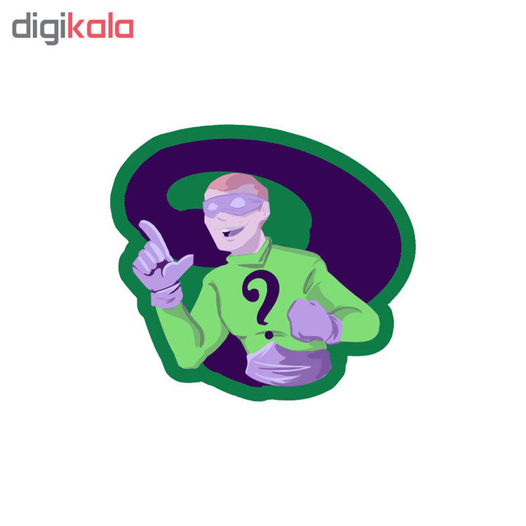 استیکر لپ تاپ طرح The Ridler Dc Comics کد STL943