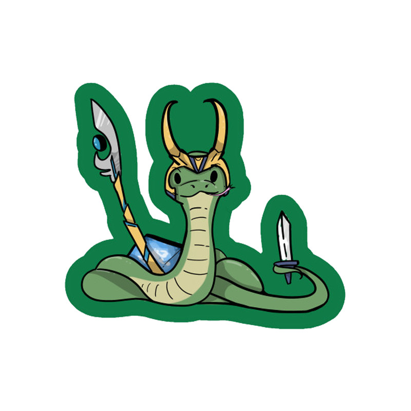 استیکر لپ تاپ طرح Loki Marvel کد STL1007
