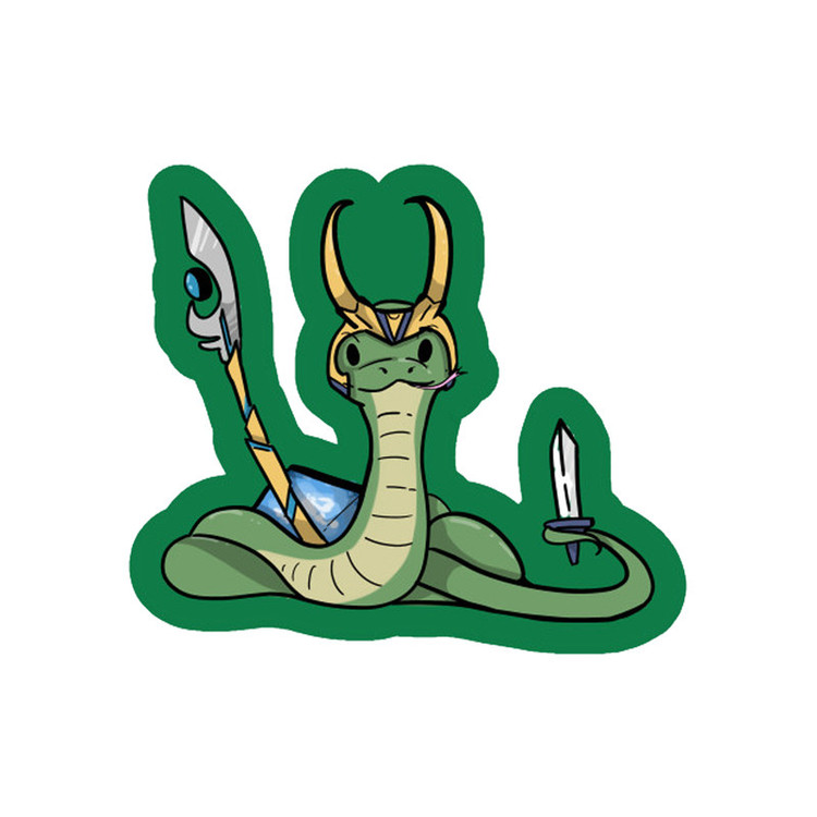 استیکر لپ تاپ طرح Loki Marvel کد STL1007