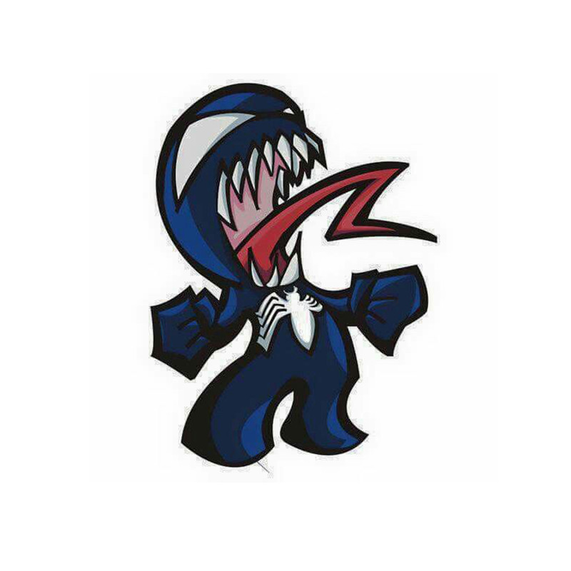 استیکر لپ تاپ و موبایل مدل سریال طرح فیلم ونوم مارول Venom Marvel کد 3144
