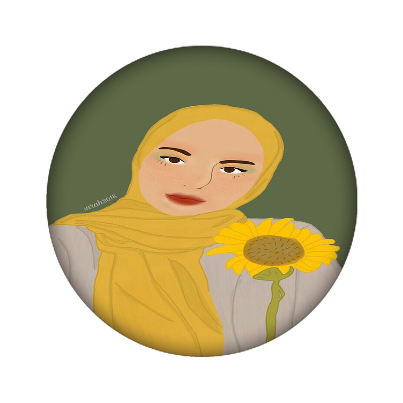 استیکر لپ تاپ طرح گل کد 4368