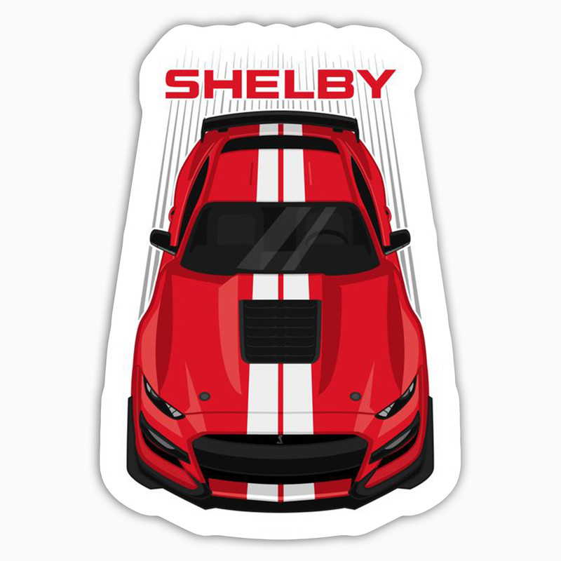 استیکر لپ تاپ و موبایل بووم طرح ماشین مدل Shelby Shelby کد KT35