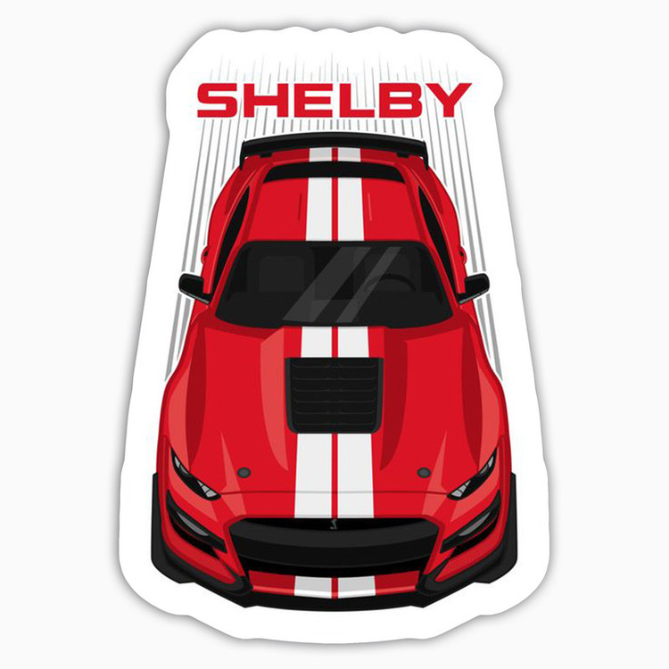استیکر لپ تاپ و موبایل بووم طرح ماشین مدل Shelby Shelby کد KT35