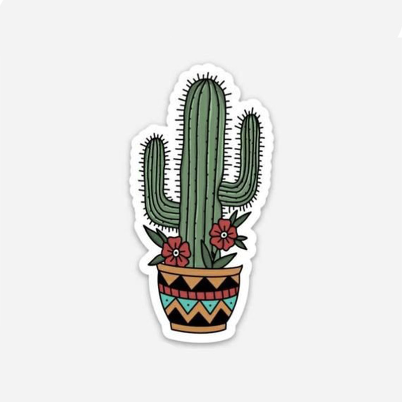 استیکر لپ تاپ طرح کاکتوس کد 2866