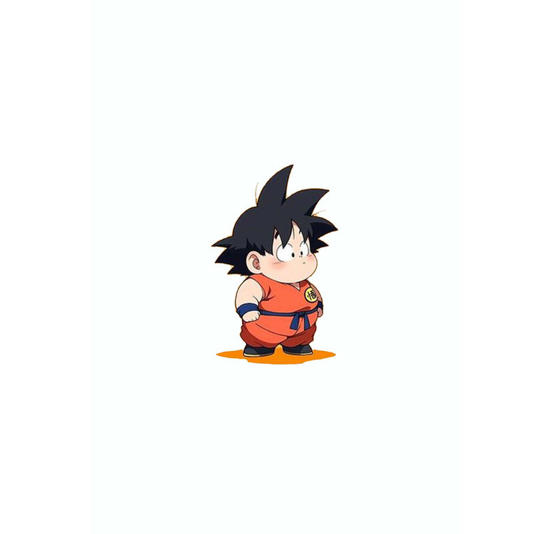 استیکر لپ تاپ و موبایل مدل انیمه طرح دراگون بال سان گوکو Dragon ball Son Goku کد 3805