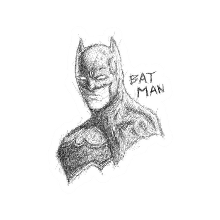 استیکر لپ تاپ طرح Batman Dc Comics کد STL971