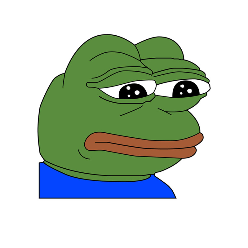 استیکر لپ تاپ مدل FeelsBadMan