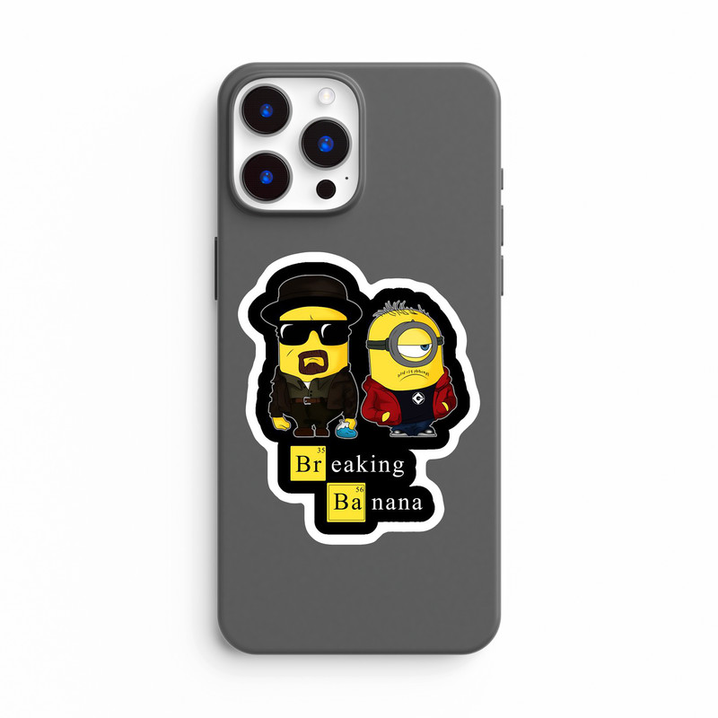استیکر لپ تاپ و موبایل بووم طرح سریال Breaking Bad مدل Minions کد VR53