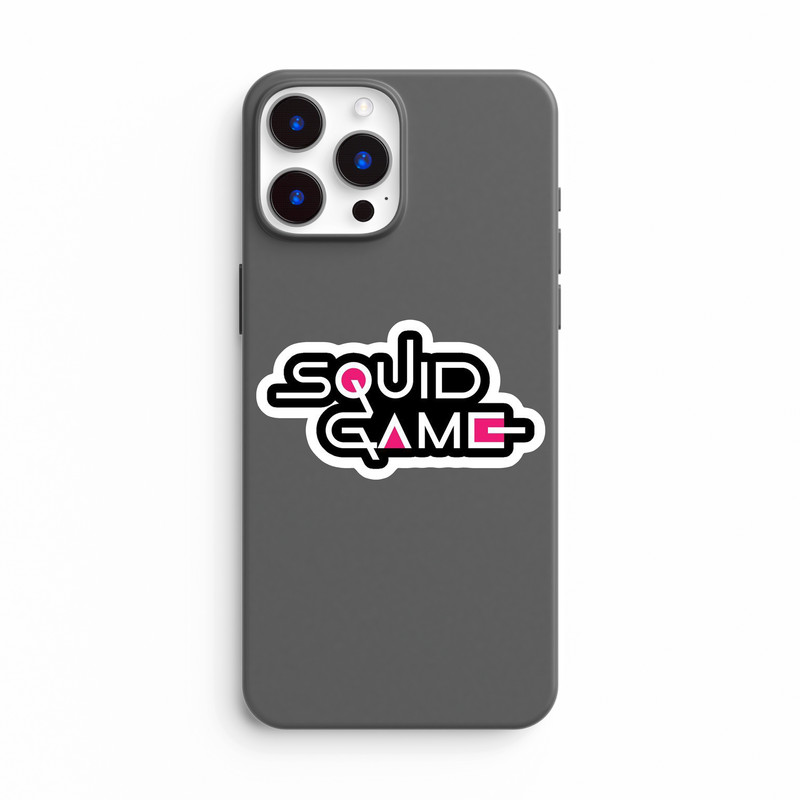 استیکر لپ تاپ بووم طرح نوشته مدل Squid Game کد JC13