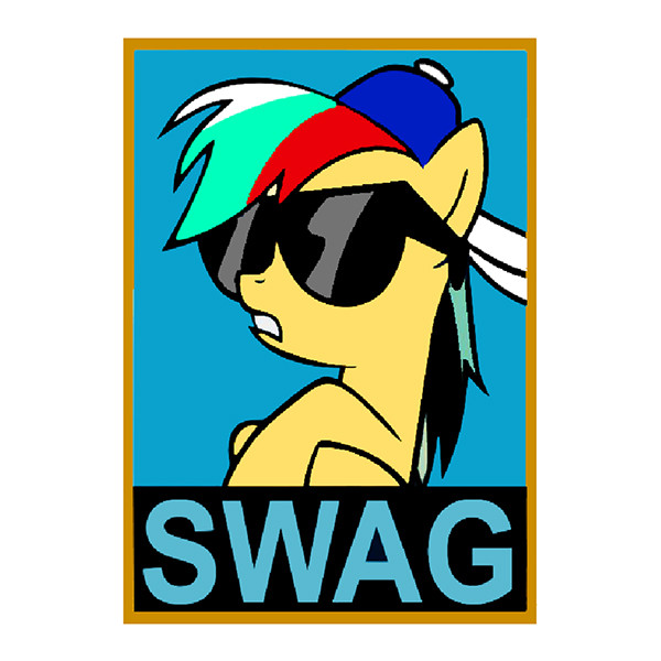 استیکر لپ تاپ طرح SWAG کد MM1