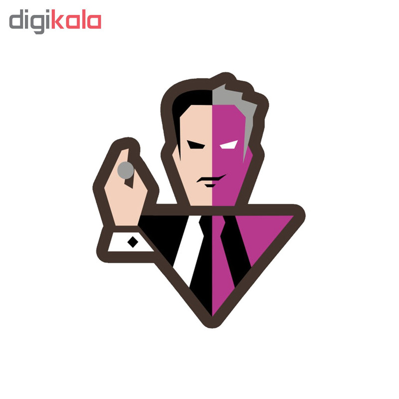 استیکر لپ تاپ طرح Two Face Dc Comics کد STL911