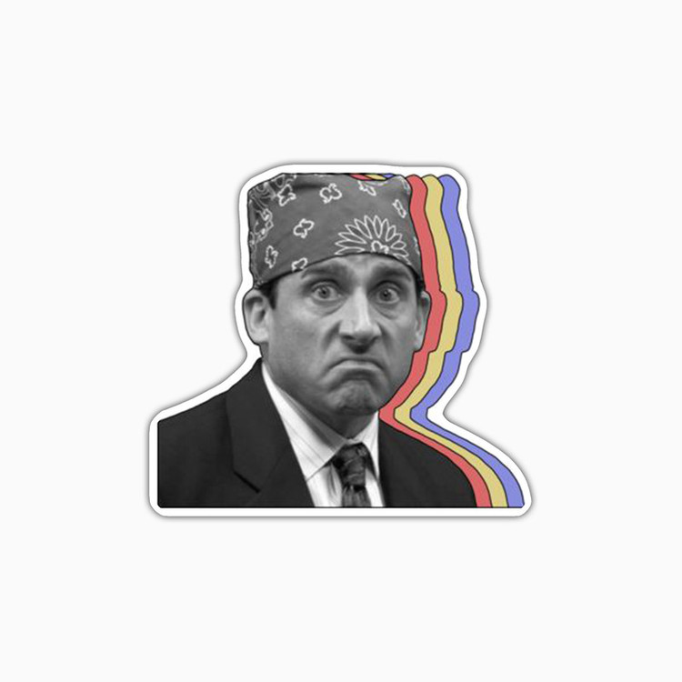 استیکر لپ تاپ و موبایل بووم طرح Office مدل Mike کد LB55