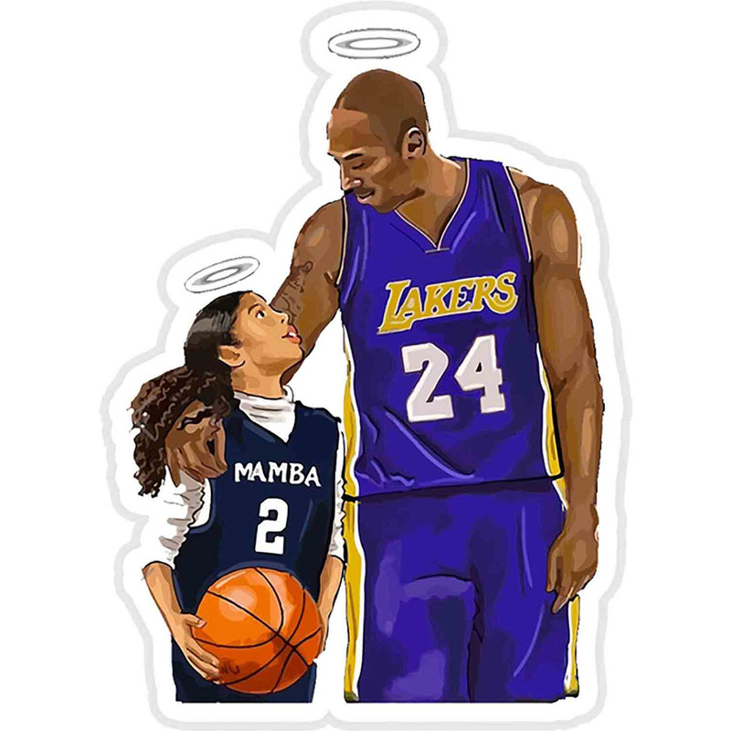 استیکر لپ تاپ طرح Kobe Bryant 978-00 RIP Legends3 کد ST1085