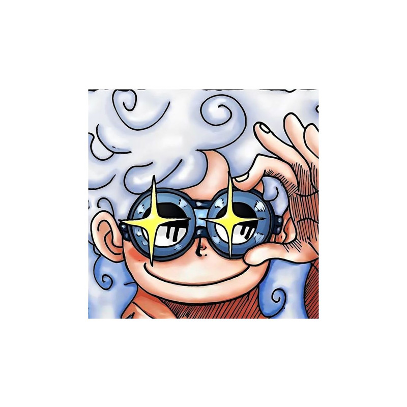 استیکر لپ تاپ و موبایل مدل انیمه طرح وان پیس مانکی دی لوفی one piece Monkey D Luffy کد 6286