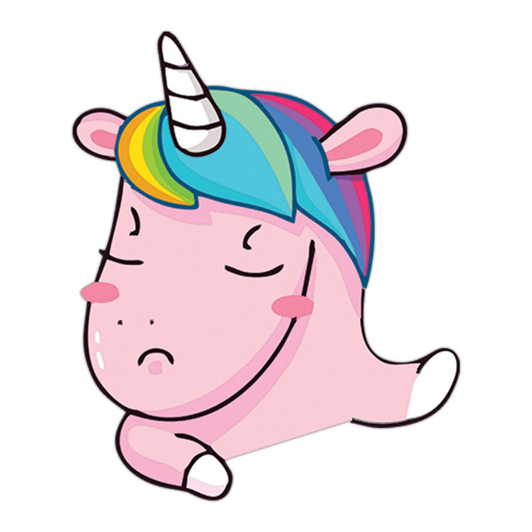 استیکر لپ تاپ طرح unicorn مدل sun10