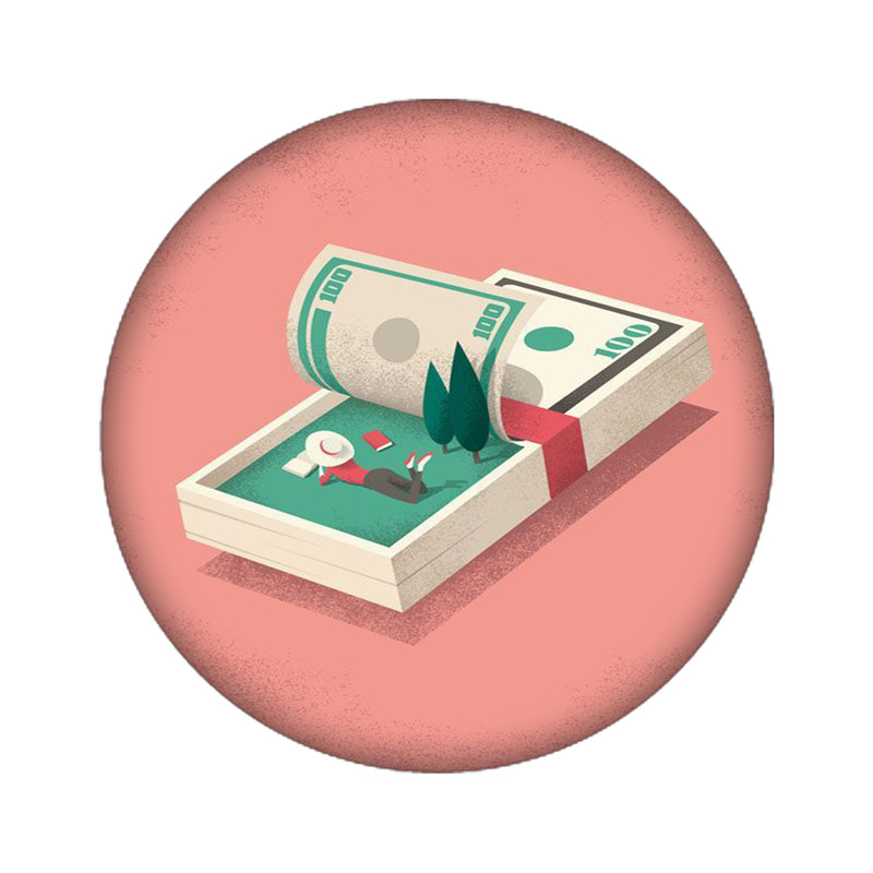 استیکر لپ تاپ طرح پول کد 3961