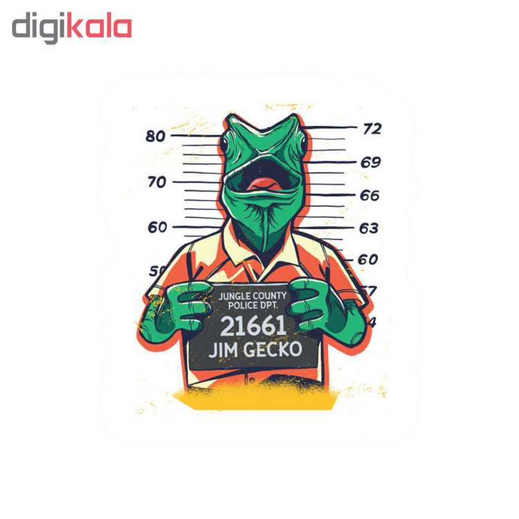 استیکر لپ تاپ طرح قورباغه کد STL1104