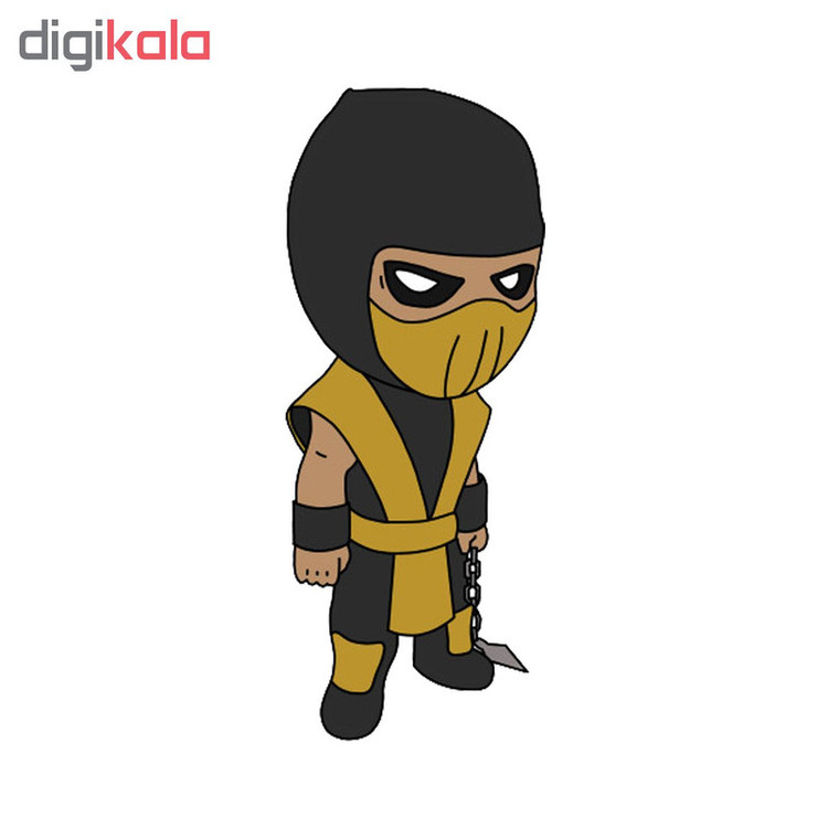 استیکر لپ تاپ طرح Scorpion Mortal Combat کد STL1039