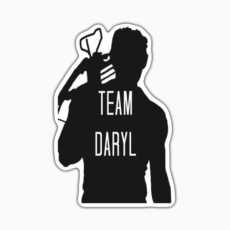 استیکر لپ تاپ و موبایل بووم طرح سریال Walkind Dead مدل Team Daryl کد FR93