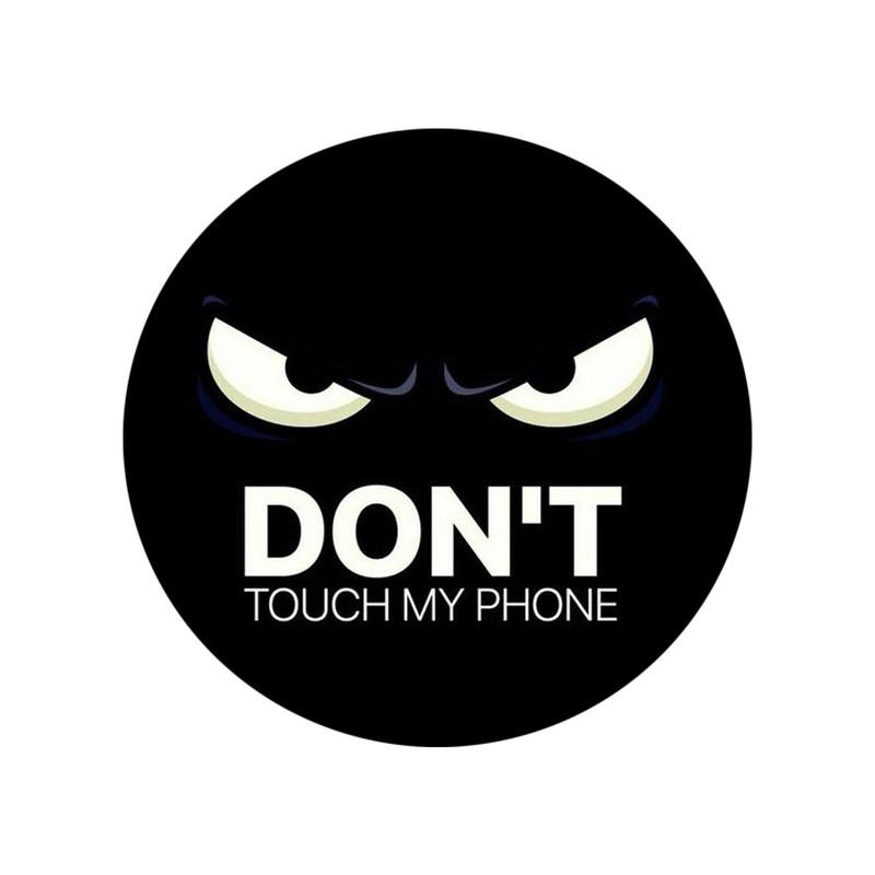 استیکر لپ تاپ طرح Dont Touch کد STL556