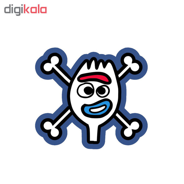 استیکر لپ تاپ طرح forky کد STL637