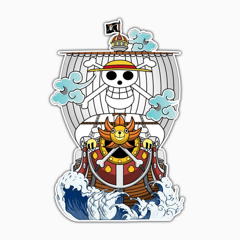 استیکر لپ تاپ و موبایل بووم طرح Anime One Piece مدل Sunny کد TR127