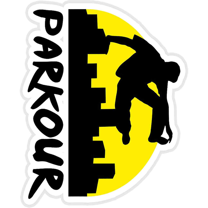 استیکر لپ تاپ طرح Free running, Parkour کد ST684