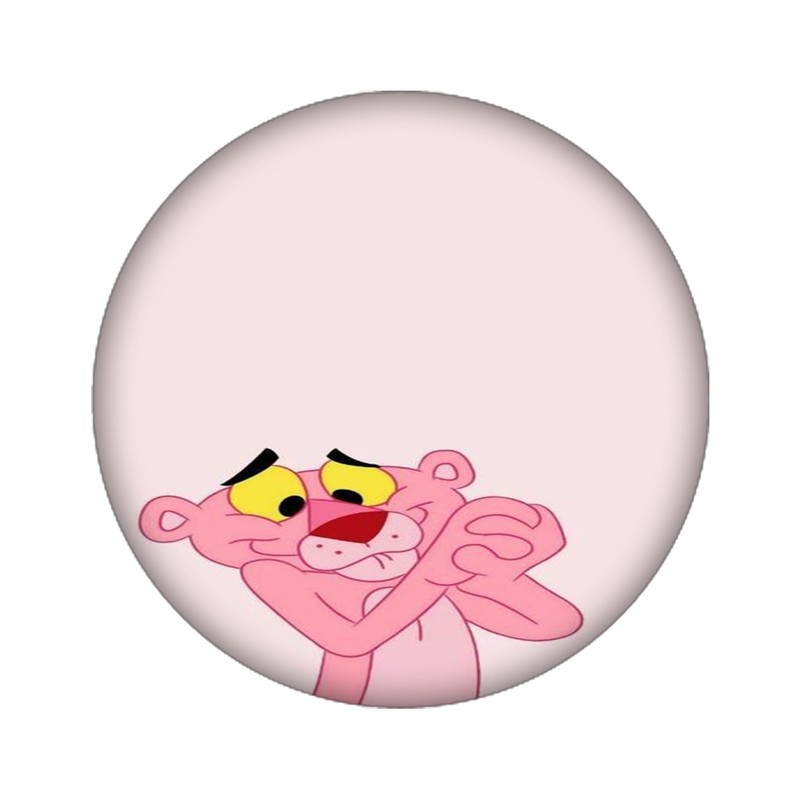 استیکر لپ تاپ طرح پلنگ صورتی کد 4683