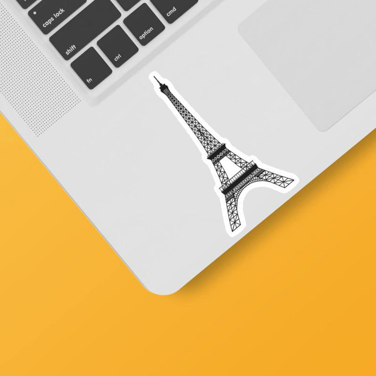 استیکر لپ تاپ و موبایل بووم طرح ایفل کد 107