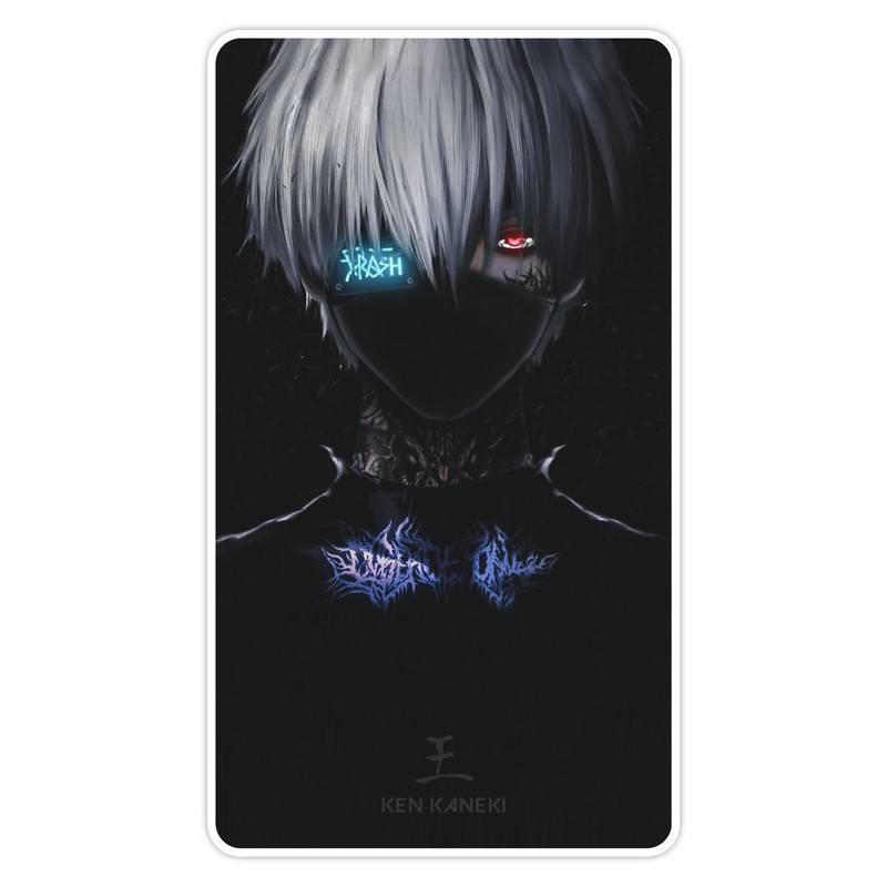 استیکر لپ تاپ و موبایل گوفی طرح انیمه توکیو غول مدل kaneki s2