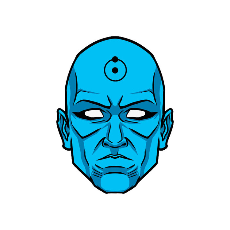 استیکر لپ تاپ طرح Dr Manhattan Dc Comics کد STL964